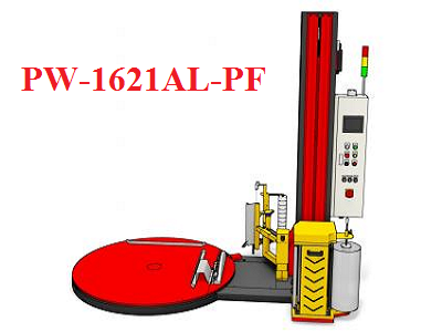 Máy quấn màng Pallet tự động PW-1621AL-PF (Tự động cấp màng, Cắt màng)