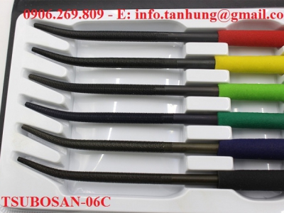 Bộ dũa kim loại cứng TSUBOSAN-06C (Dũa và kiểm tra độ cứng vật liệu) (TSUBOSAN -Nhật)