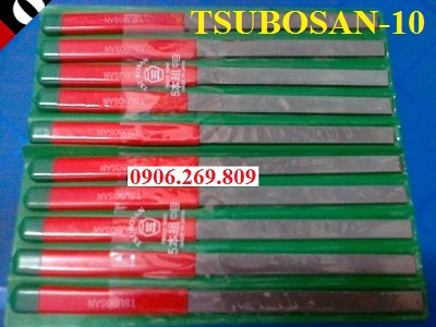 Bộ dũa kim loại TSUBOSAN-10 (Phẳng, bán nguyệt, tam giác) (TSUBOSAN -Nhật)